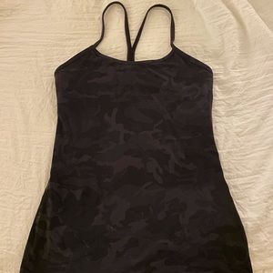 Lululemon Power Y Tank Black Camo